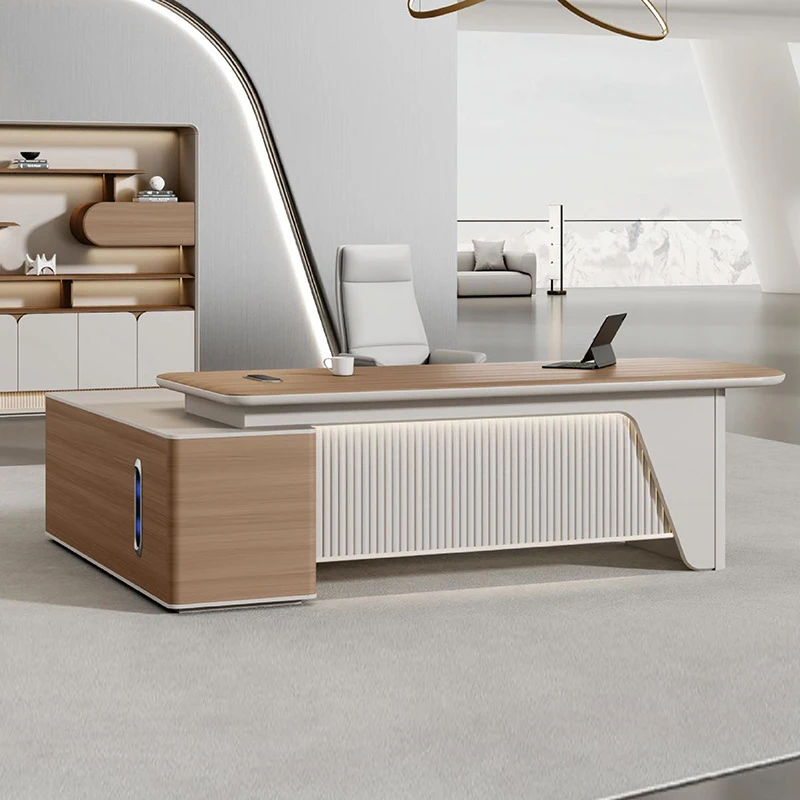 , , Light Luxury Minimalist , High-End Executive Office Furniture, Manager CEO Desk