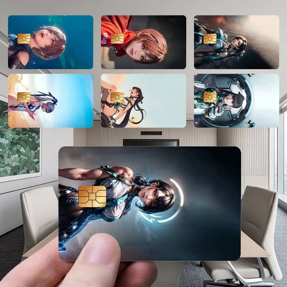 

Game S-Stellar Blad-ES Card Stickers New Cartoon Card Debit Bank Charge Card Bus Metro Waterproof Sticker Decal Decoration