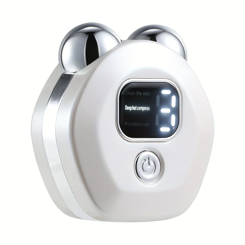 3-Gang-Gesichts- und Nackenmassagegerät: USB wiederaufladbare Vibrationstherapie, tragbare Entspannung für Frauen, ideales Geschenk für Sie