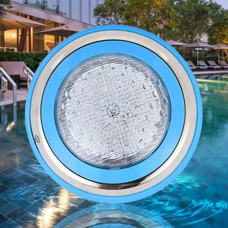 IP68 Waterproof Stainless Steel RGB LED Pool Light Submersible Wall Mount Dimmable High Power Underwater Lamp for Swimming