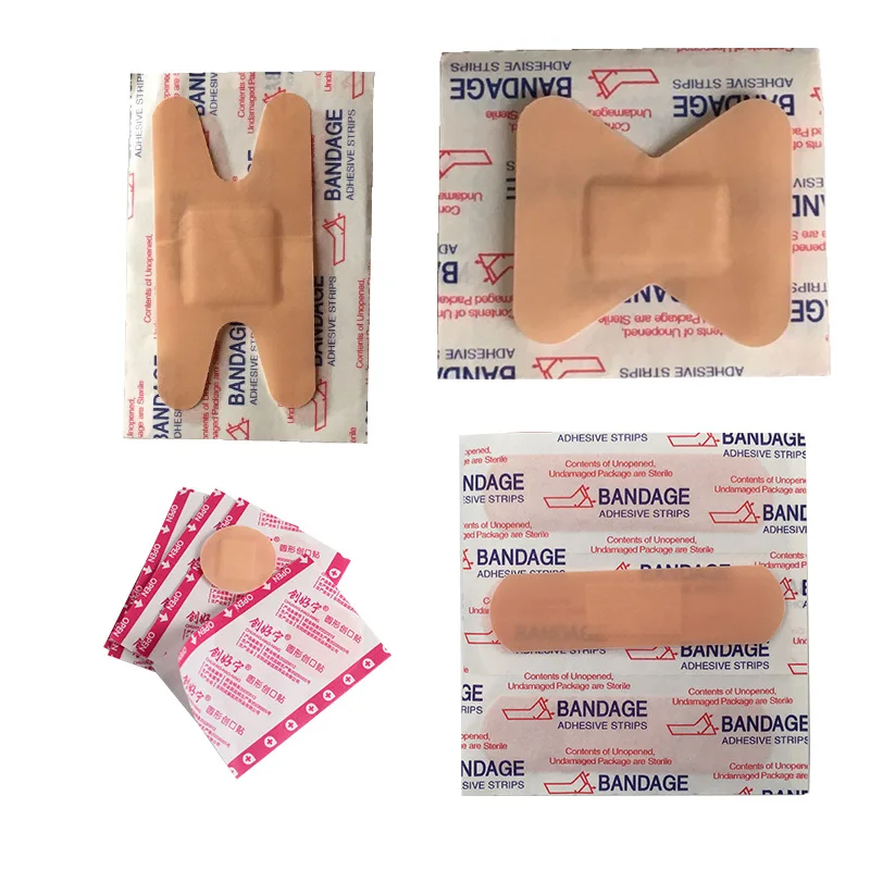 

50Pcs/Set H Butterfly Shape Band Aid Breathable Wound Dressing Plasters for First Aid Emergency Patch Adhesive Bandages Tape
