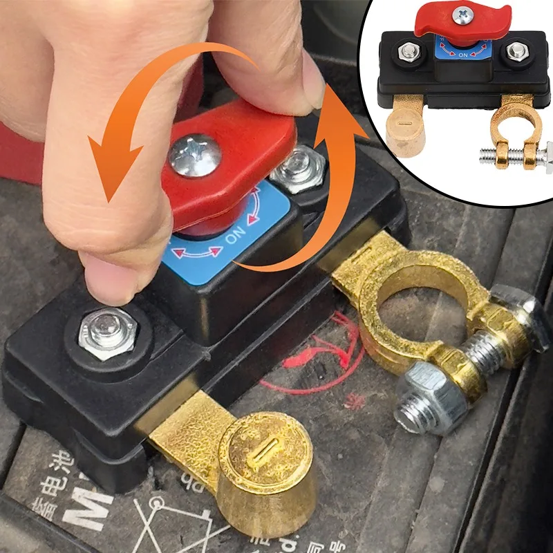 مفتاح فصل البطارية المضاد للسرقة 12 فولت 24 فولت عازل قطع طاقة السيارة مع وضع مزدوج للقوارب البحرية RV يمنع التصريف التلقائي