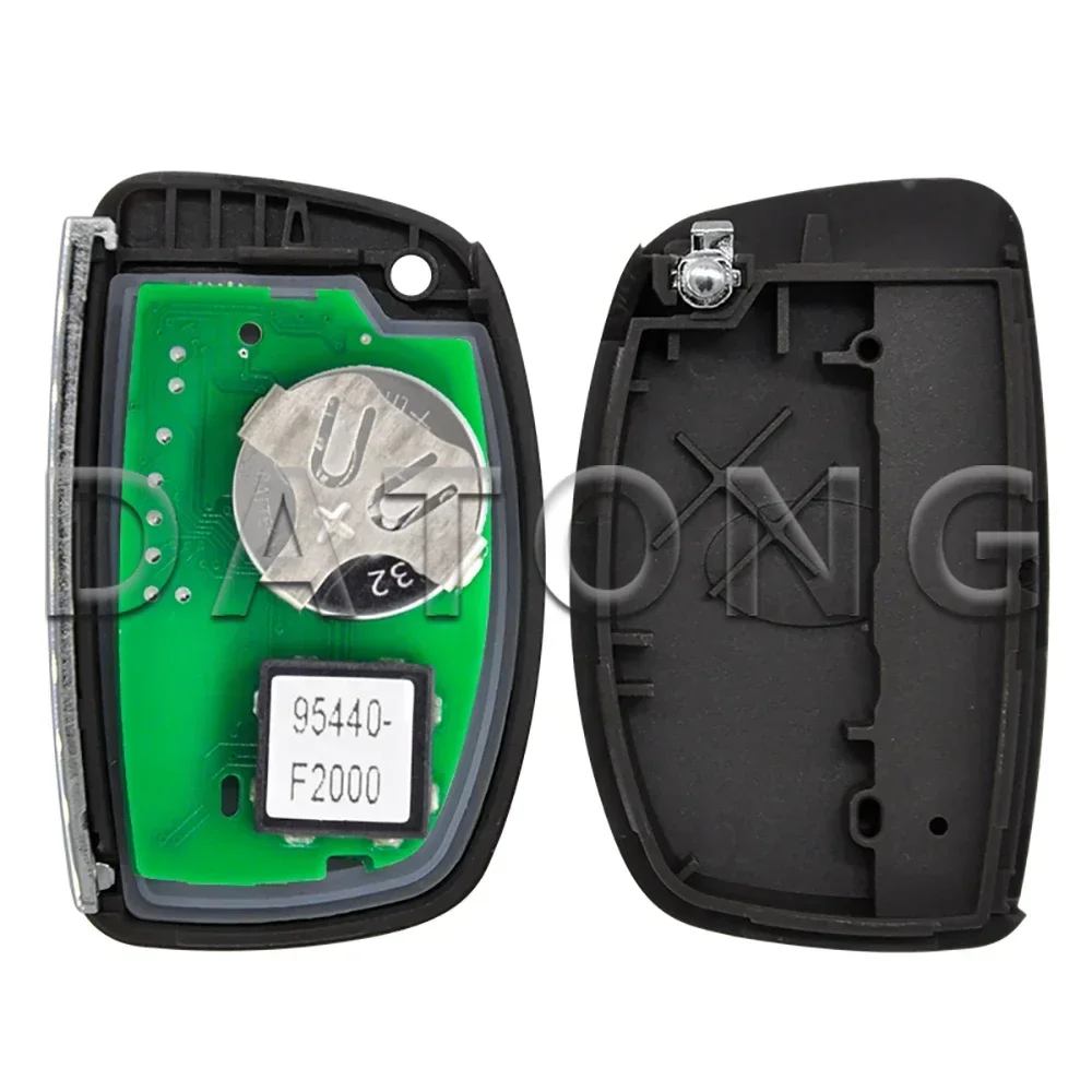 Datong World – clé de télécommande de voiture, pour Hyundai Elantra 2016 – 2019 CQOFD00120 95440-F2000/F3000, puce 8A, carte de proximité 433MHz