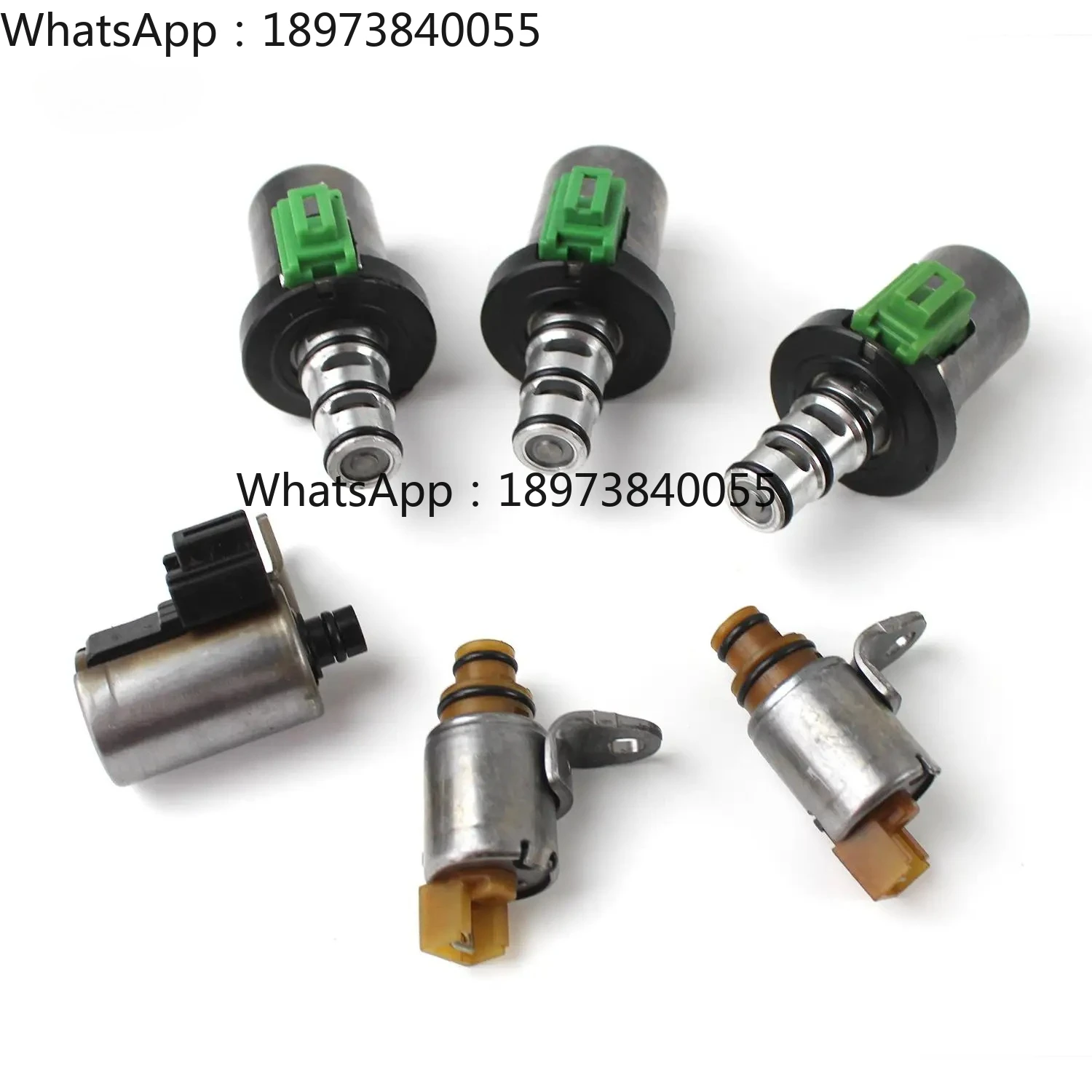 6 PCS Transmission Solenoid Kit 48420K-R 4F27E FN4A-EL For 2000-2012 Ford Focus Mazda 2 3 5 6 CX-7 MPV 5-Speed Engine Auto Parts