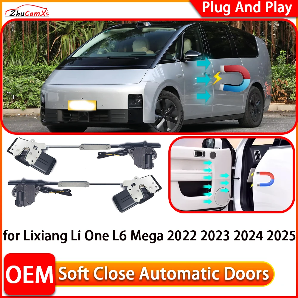 

for Lixiang Li One L6 Mega 2022 2023 2024 2025 Car Electric Soft Close Door Closer Power Closing Door Comfort Closing System