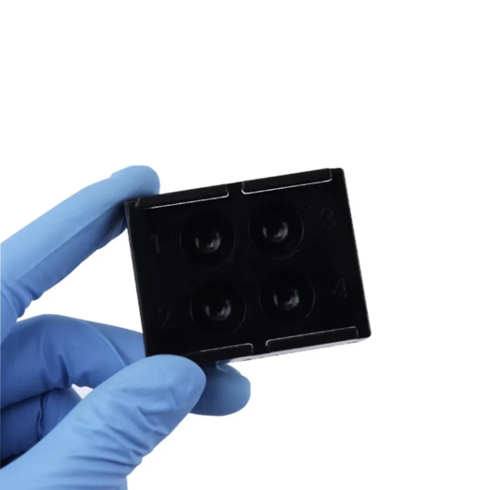 Dental Resin Shade Light Box Mix Composite Hood Case Protector Veneer Storage Box Denture Teeth Patch Organizer Tool
