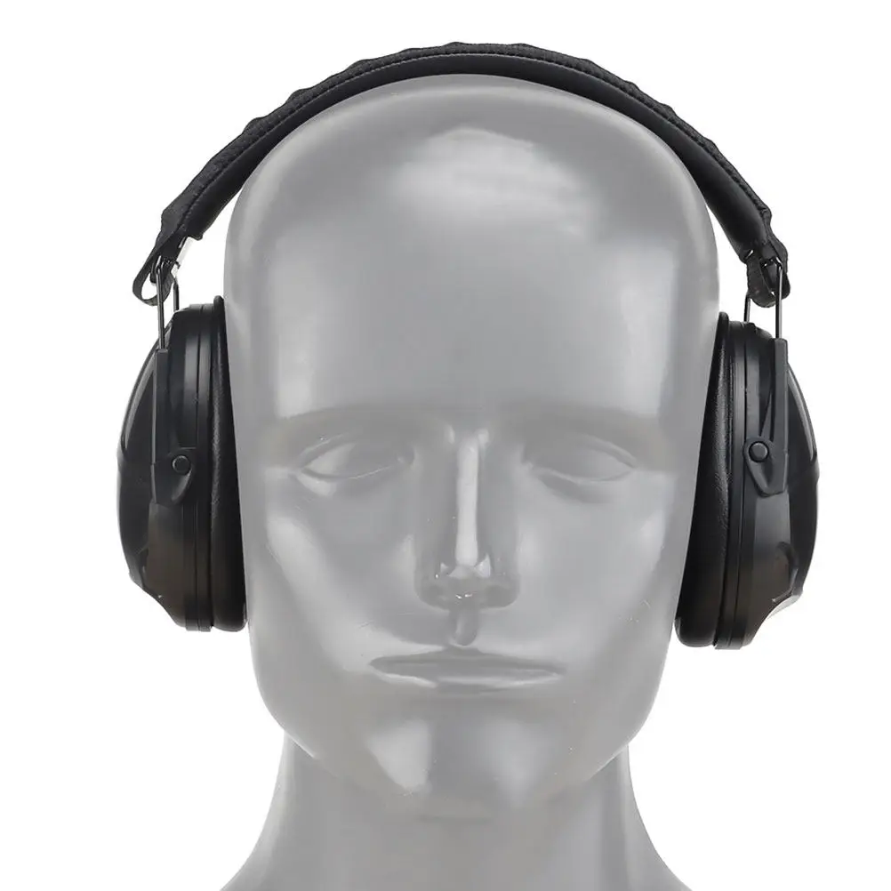 

Shooter Noise Reduction Headset Breathable Sweat Absorbing Anti-Drop Wear-Resistant ABS Nylon Earmuffs Effective Hearing