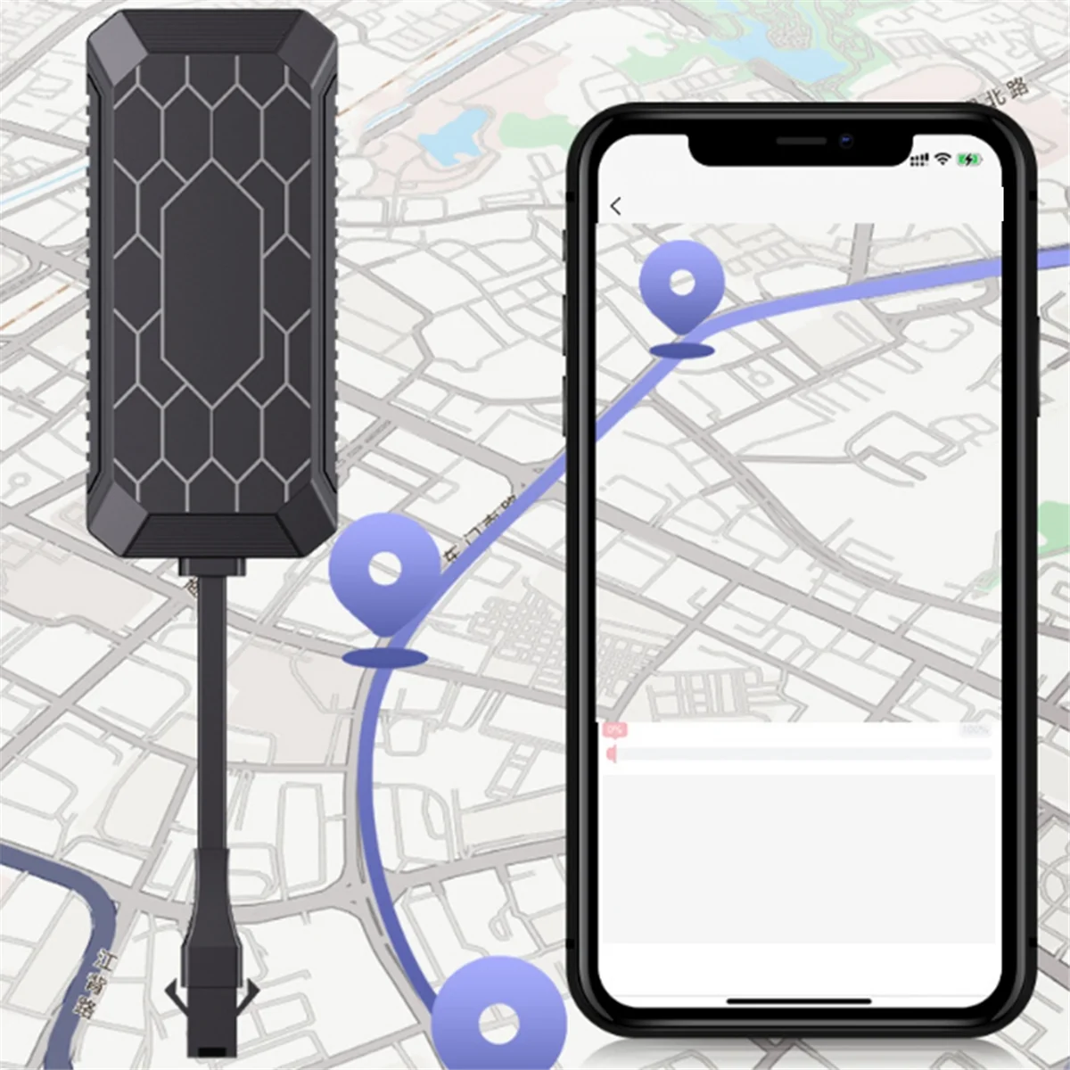 Мини-локатор GPS-трекер Портативный GPS через спутниковый противоугонный автомобиль на большие расстояния Автомобильный GPS-трекер местоположения в реальном времени