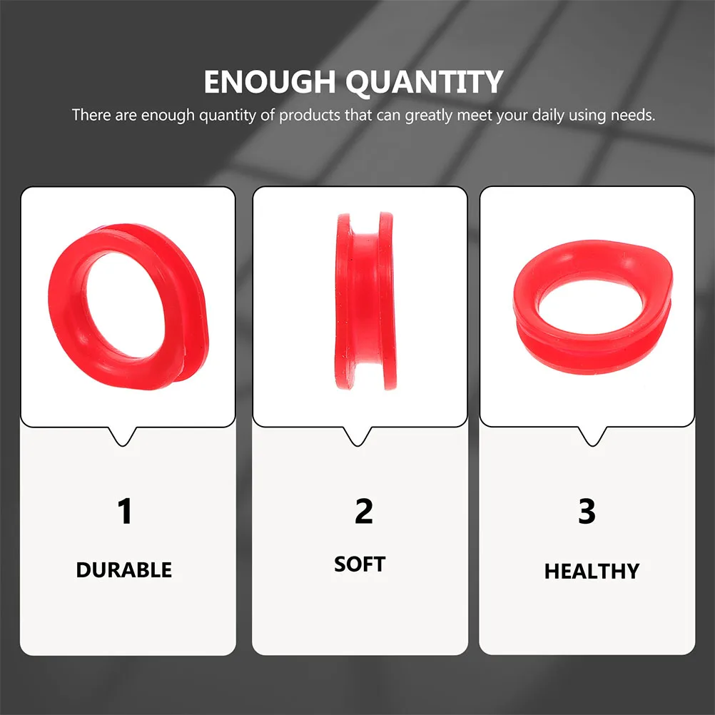 

4pcs Scissors Silicone Finger Rings Pet Grooming Accessories Anti-Skid Flexible Comfortable For Hairdressing Dog Grooming