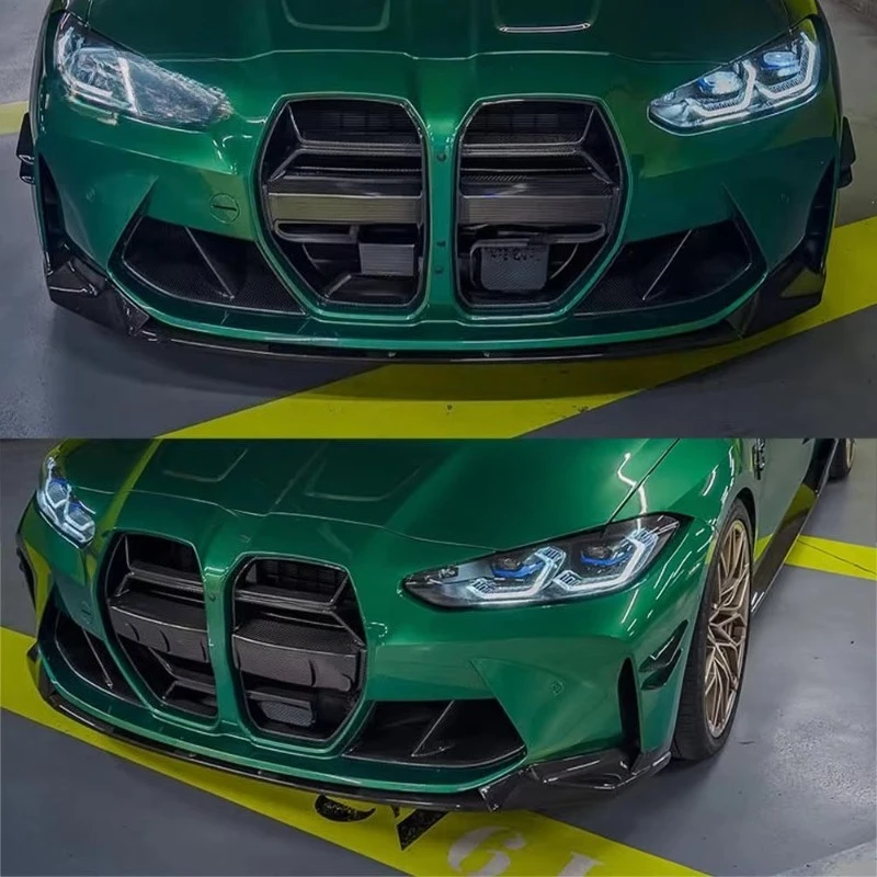 For M3 G80/M4 G82 MP Style Carbon Fiber Front Lip Front Bumper Front Shovel Accessory Kit 2020-2026