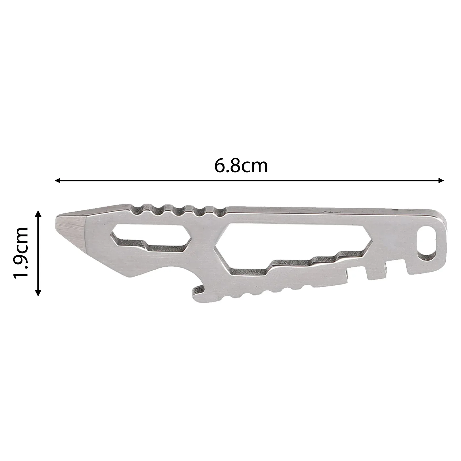 

Outdoor Part Pocket Tool Home Life Daily Maintenance Material Stainless Steel Portable Size 6.8*1.9*0.3cm Small
