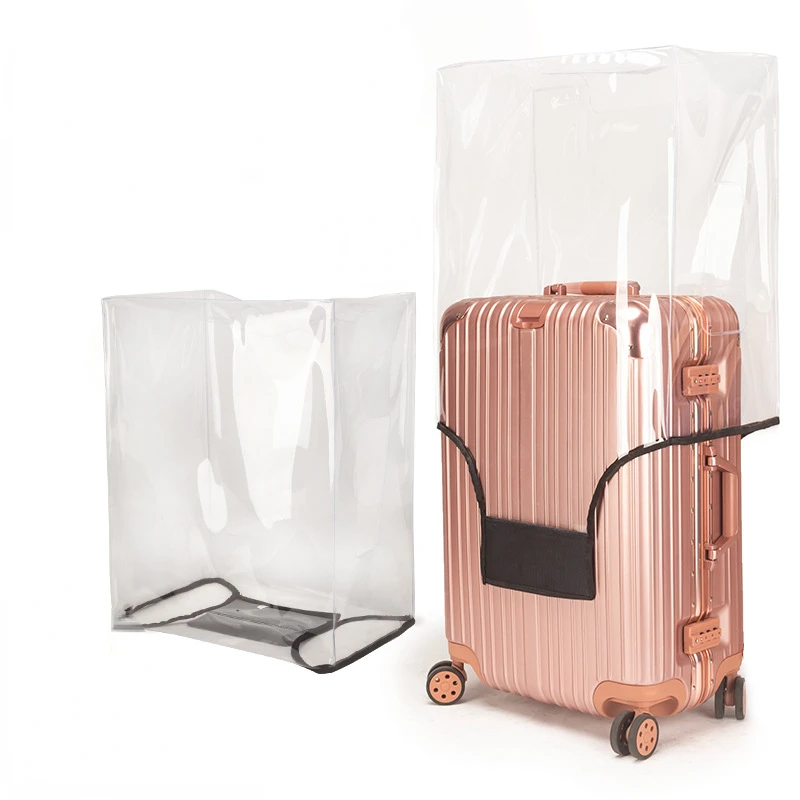 Transparent PVC Luggage Protective Cover Waterproof Suitcase Cover Travel Trolley Case Non-slip/Anti-fall/Scratchproof/Dustproof