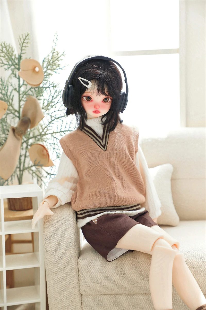 

Одежда для кукол BJD, подходящая для размера 1/4, комплект одежды в стиле кофейной академии, аксессуары для кукол (4 точки)