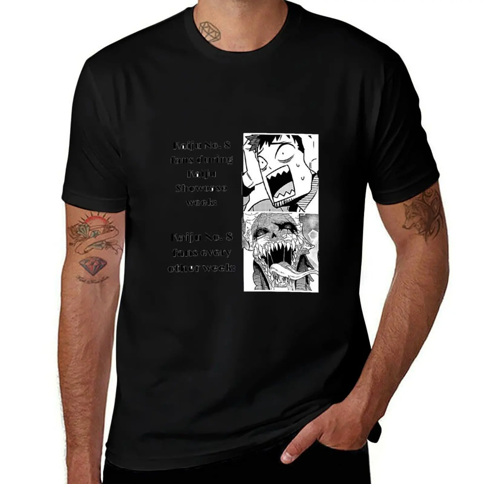 

Kaiju No. 8 Fanart Characters T-Shirt baggy shirts graphics graphic t shirt vintage mens graphic t-shirts anime