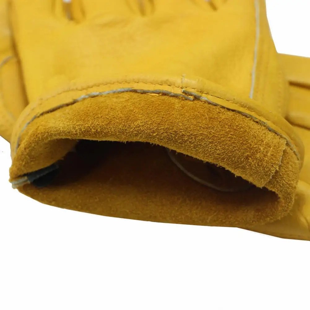 Working Gloves Faux Leather Work Gloves Waterproof Anti-slip Hand Protectors Thick Durable Gardening Yardwork Safety for Men