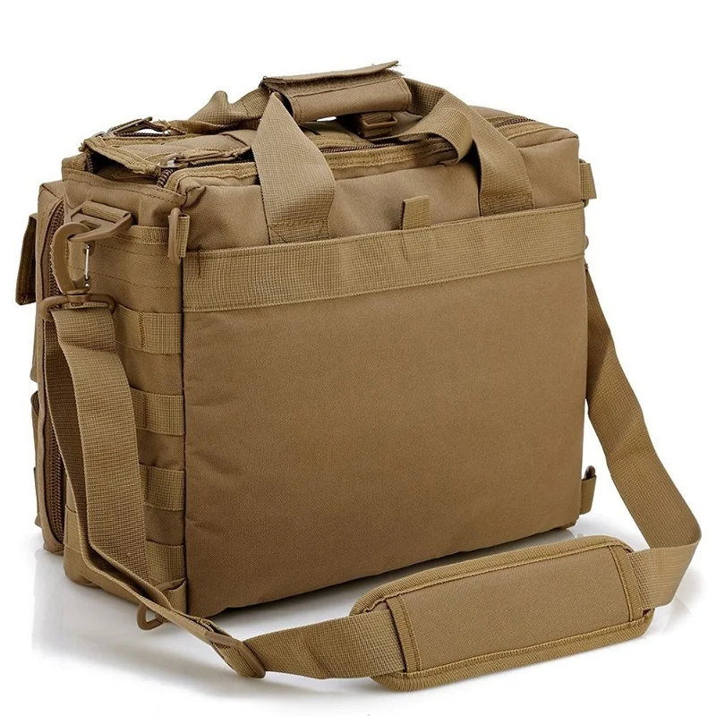 Imagem -02 - Tactical Molle Nylon Mochila Militar Messenger Shoulder Bolsa Laptop Bolsas Pasta Outdoor Multifunction Escalada Bolsa Novo