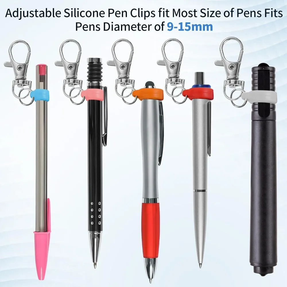 New Hot-selling Mini Badge Retractable Silicone Entrained Lobster Buckle Portable Pen Case High-value Retractable Keychain