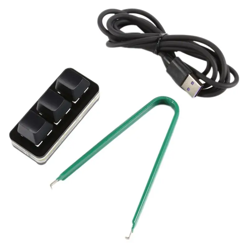 

Exquisite-3 Keys Custom Mini Keyboard Copy Paste Cut Select All Enter Ctrl C V For Programmer Audio Game Shortcut Keyboard