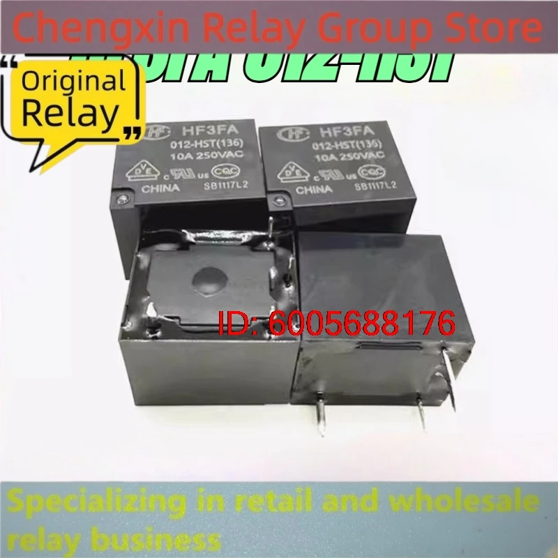 New 10pcs/lot HF3FA 012-HST HSTF MPA-S-112-A Relay of rice cooker soybean milk machine 4pins