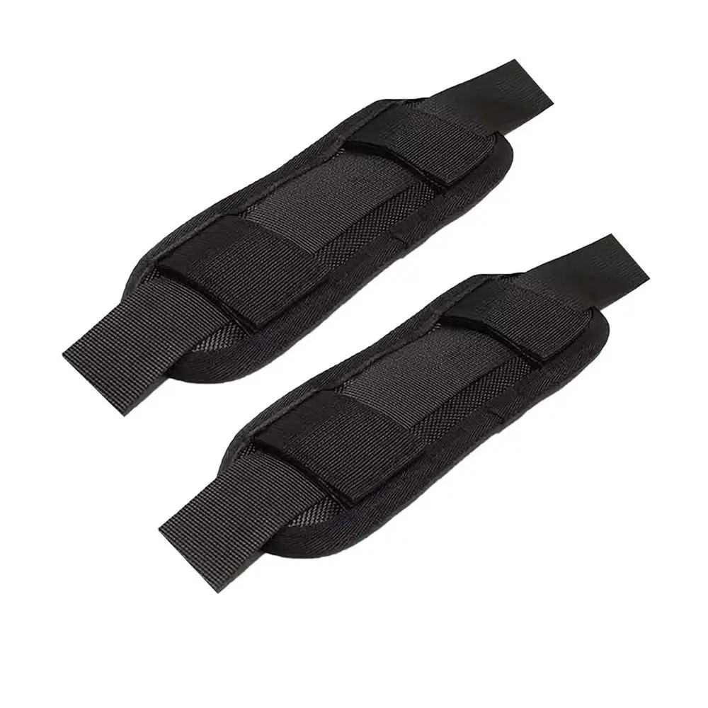 1pc Black Canvas Shoulder Strap Pad Cushion Non Slip Breathable Shoulder Bag Decompression Strap Detachable Laptop Bag Strap Mat