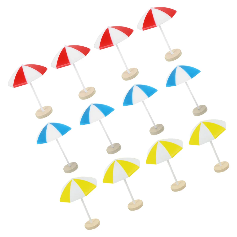 

8 Pcs Fantastic Beach Umbrella Mini Sun Umbrellas for House Micro Landscape Decors Furniture Pp