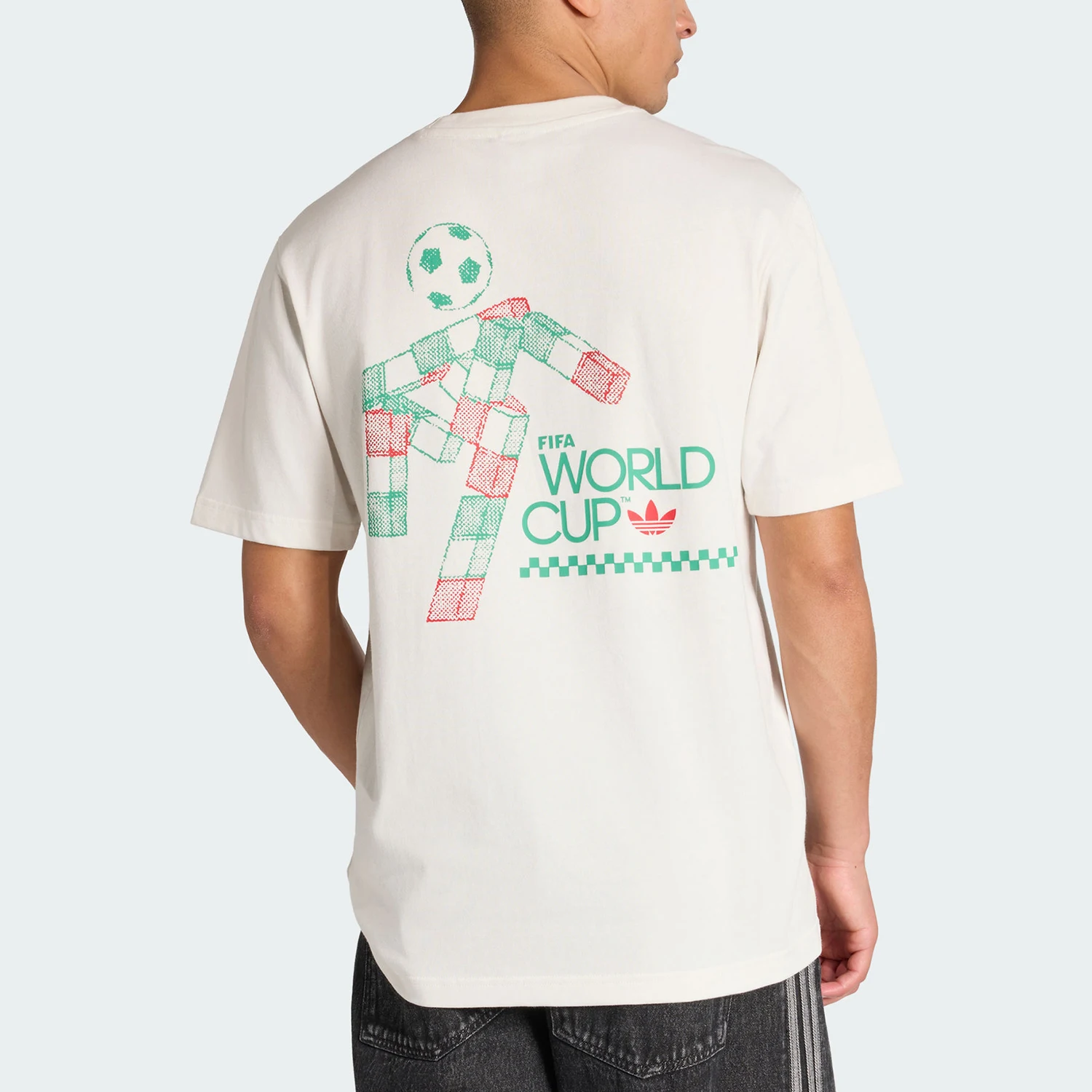Adidas genuine clover new men's football skin friendly soft short sleeved T-shirt KB6217