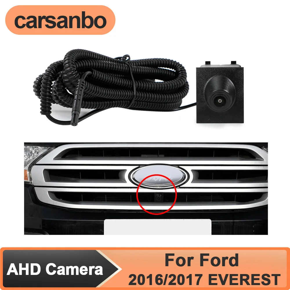 

Carsanbo AHD Night Vision 150° Car Front View Camera for Ford 2016/2017 EVEREST Fisheye Lens OEM Vehicle Front Camera Waterproof