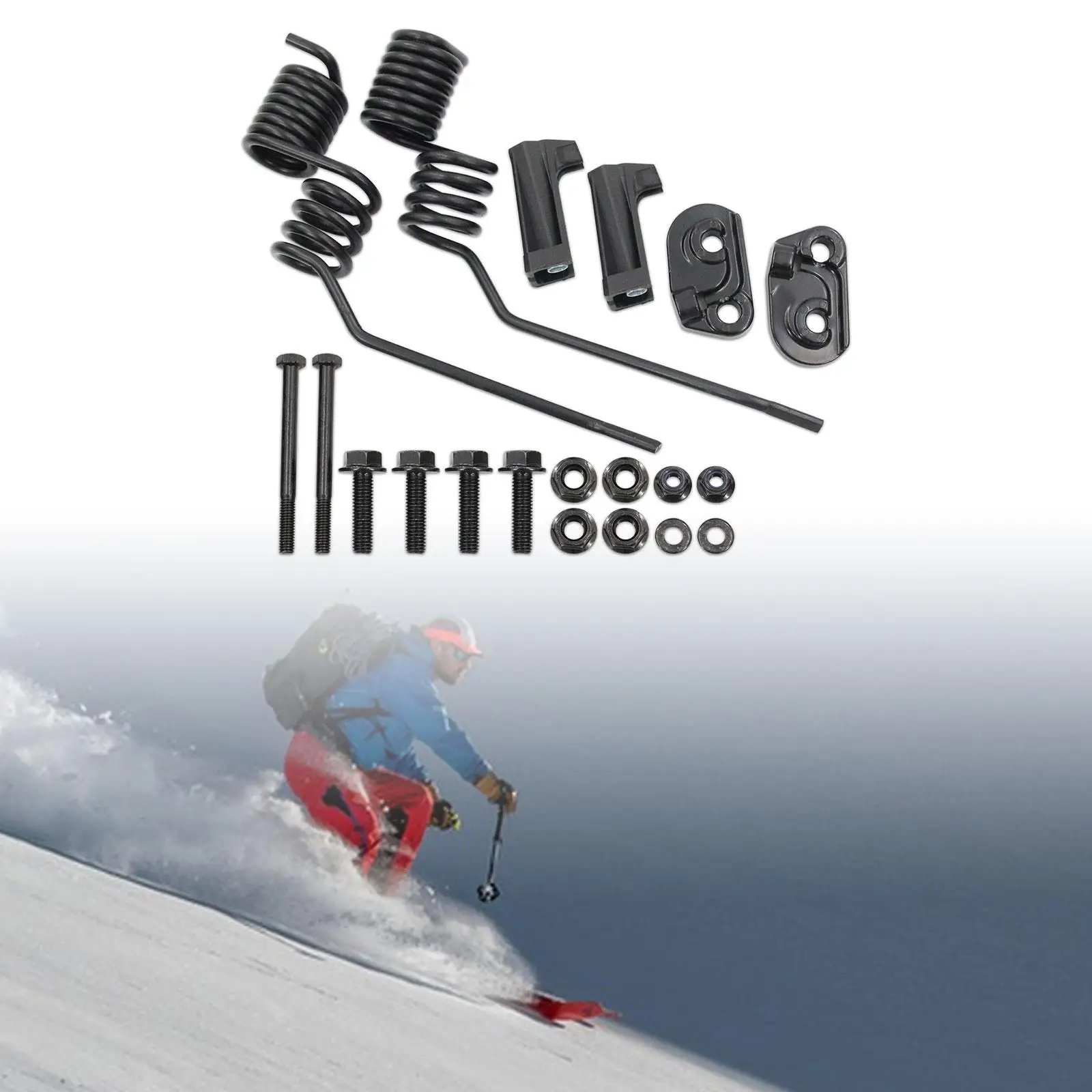 

Пружинные скребки для снега на рельсовые креплениях, железные, для снегоходов моделей 600, 800R, 850