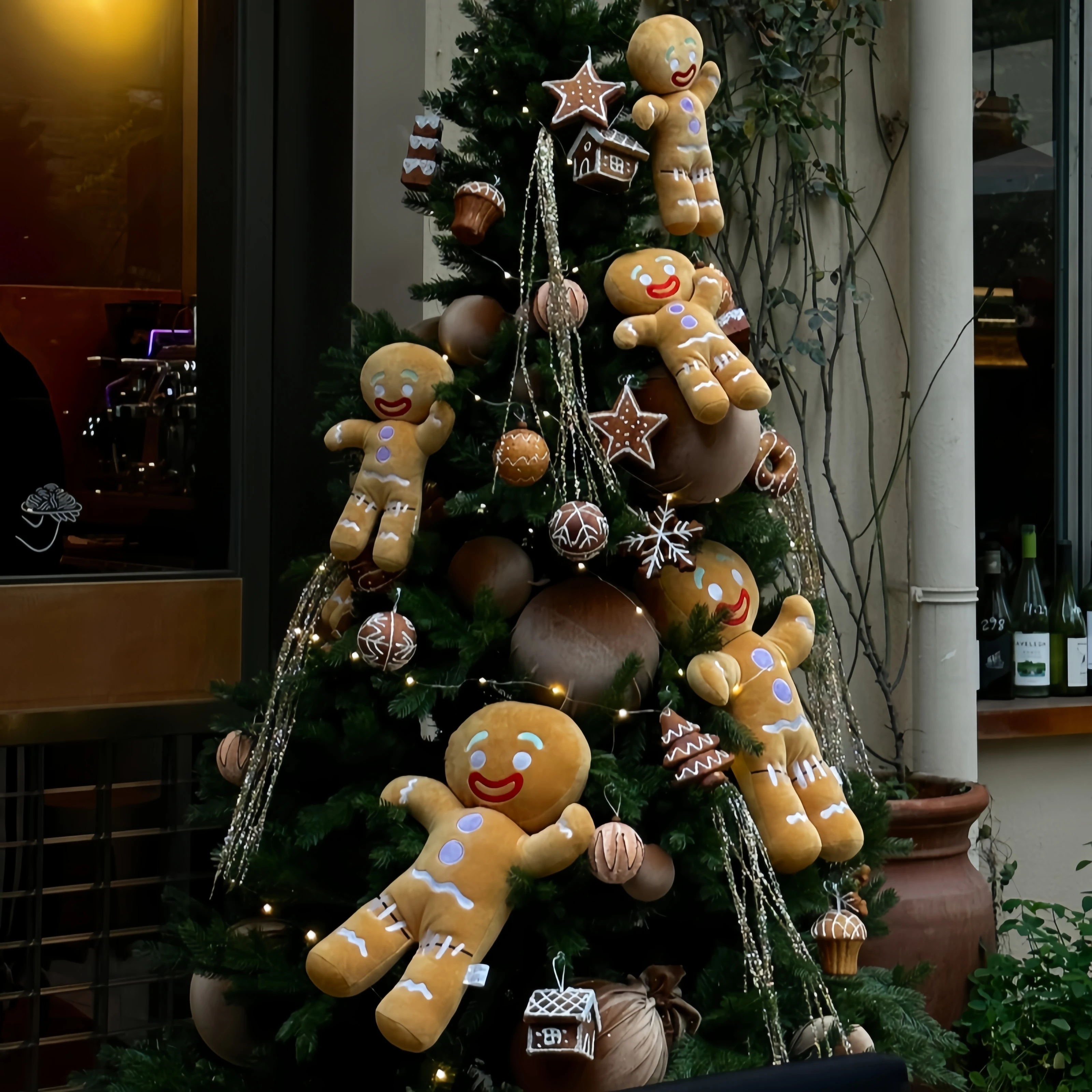 

Gingerbread Man Plush Toy Biscuit Peluche Stuffed Cookie Man Soft Doll Sofa Bed Back Cushion Throw Pillow Xmas Gifts