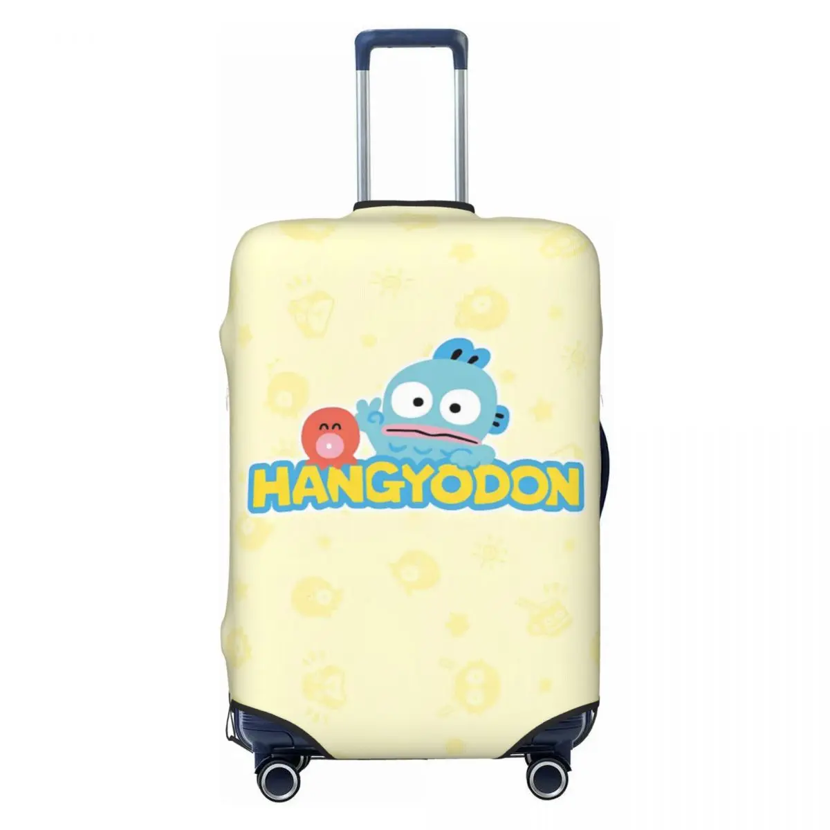 

Custom Funny Kawaii Hangyodon Luggage Cover Protector Dust Proof Classical Printing Animal Travel Suitcase Covers