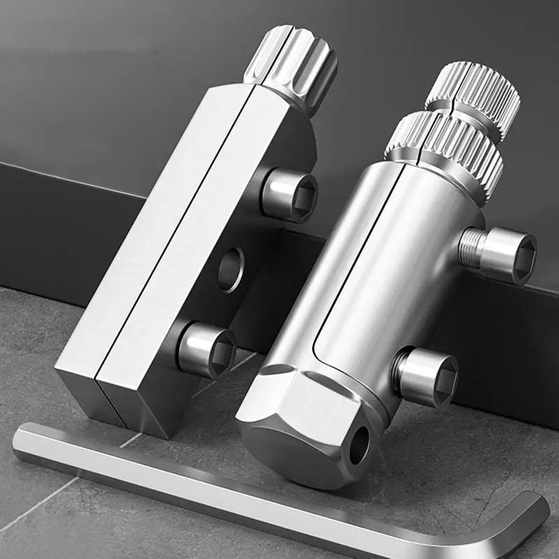 Extractor de tornillos de válvula angular de grifo, herramienta profesional para quitar pernos rotos para reparación de plomería de tuberías de agua de 1/2", 3/4", 1"