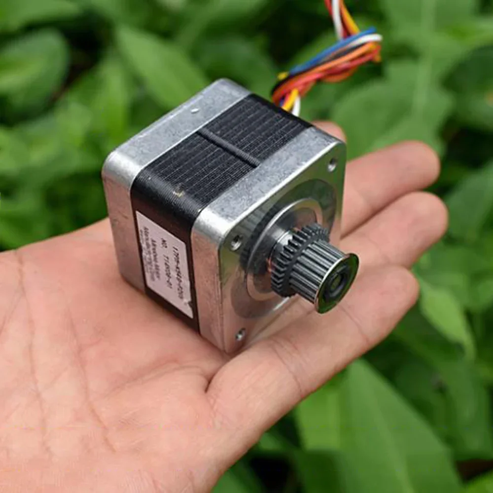 Minebea 42mm Stepper Motor 2-phase 4-wire Double Ball Bearing 1.8 Degree Step Motor 14MM Shaft Length  Precision 3D Printer