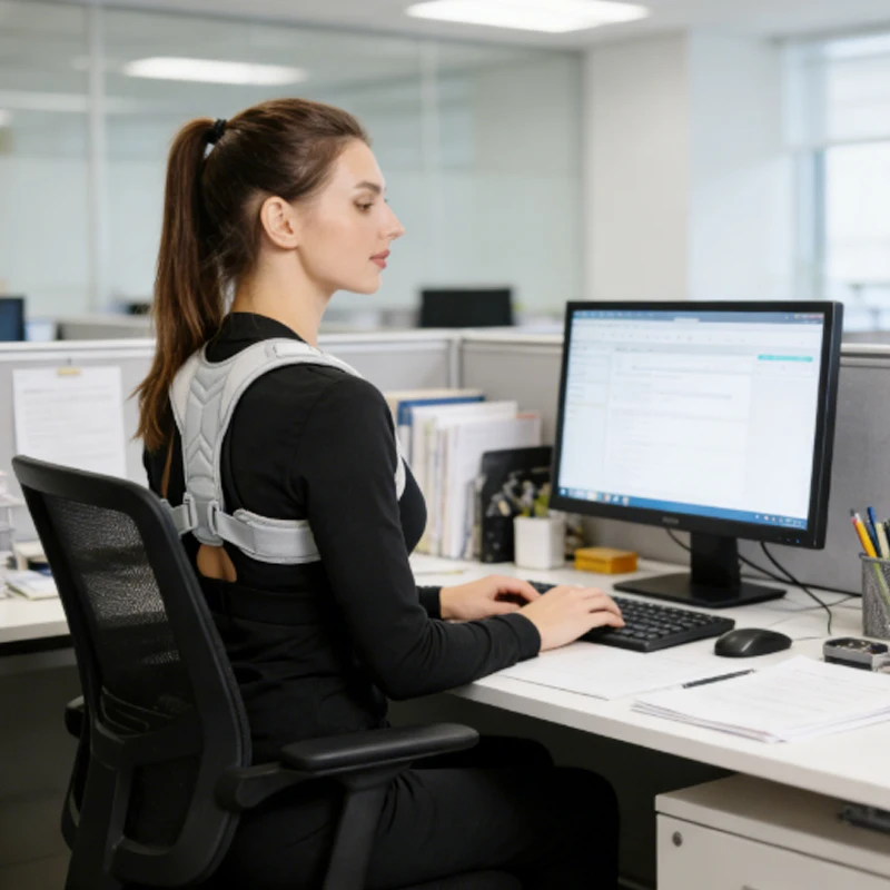 

1pcs Back Posture Corrector Neck Brace Training Equipment Home Office Man Woman Postura Shoulder Support Correction Belt