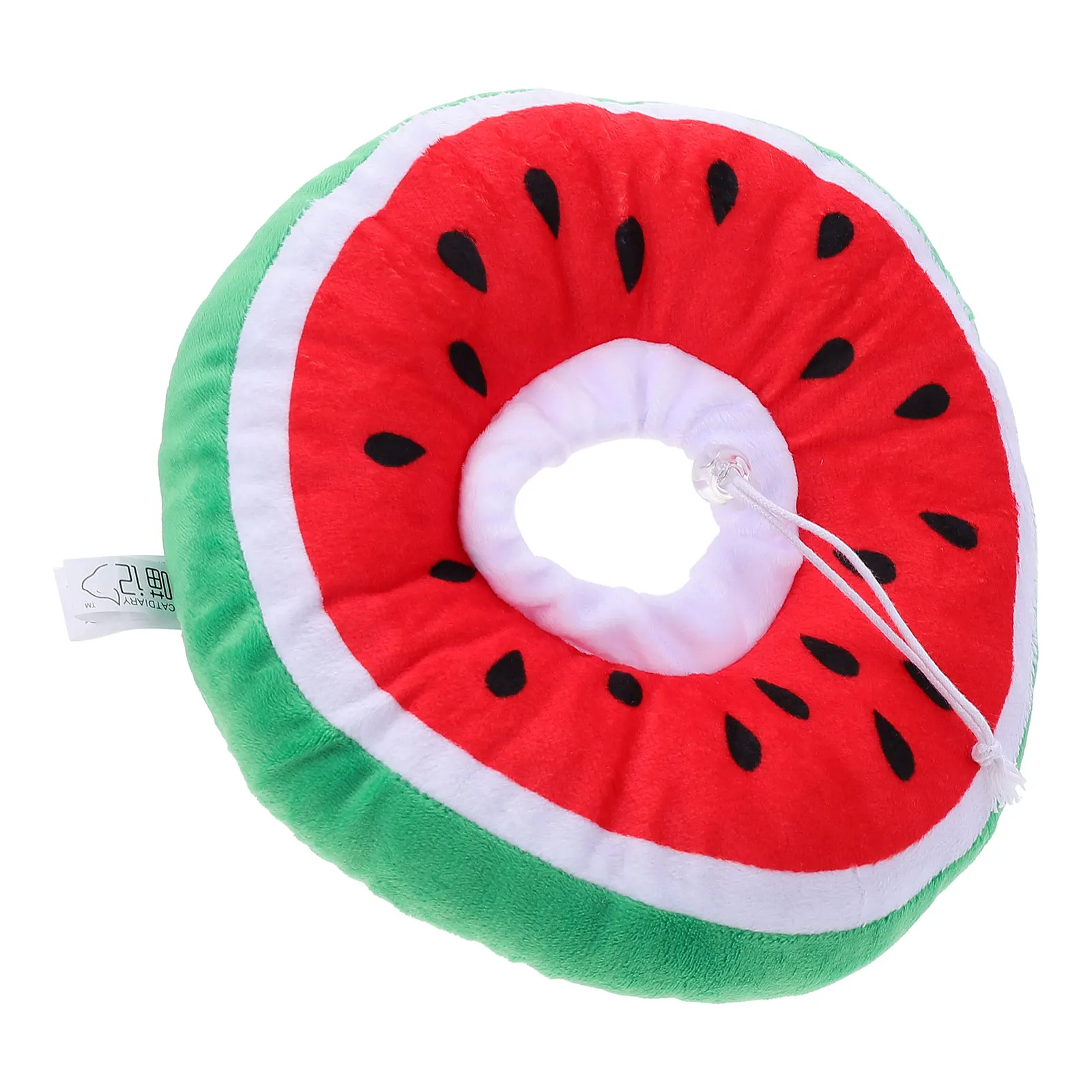 

Comfortable Watermelon Design Cat Recovery Collar Anti Licking Protective Neck Circle For Pet Kitten Postoperative Wound Healing