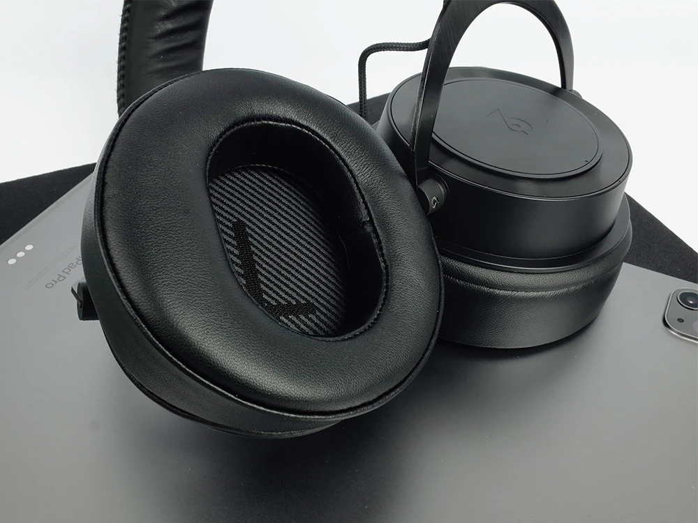 Winkelverstellbare Ohrpolster für Fostex TH-600 TH-900 Denon AH-D2000 ZMF, perforierte 105-mm-Kopfhörer aus Schafsleder, Memory-Schaumstoff-Abdeckungen – Detail 6