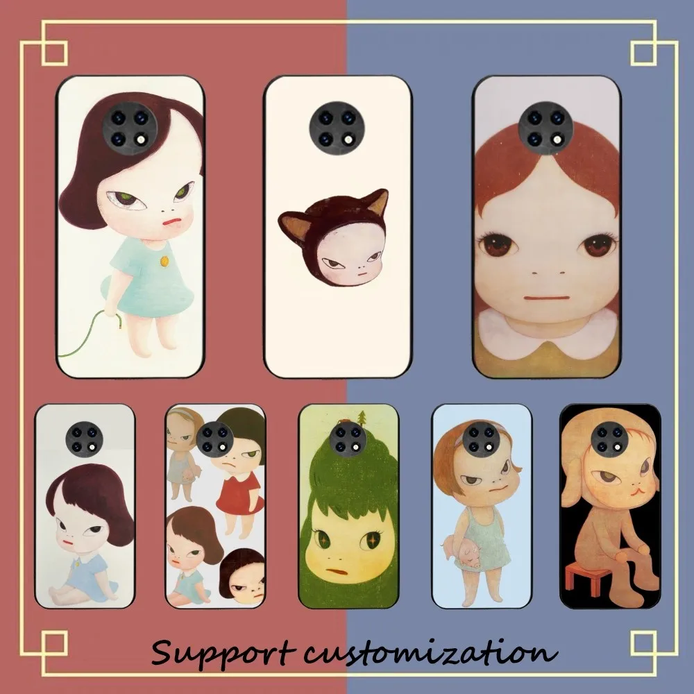 Y-Yoshitomo Girl NaraS Phone Case For Redmi Note 4 X 5 A 6 7 8 T 9 9S 10 11 11S 11Epro Poco M3 Pro