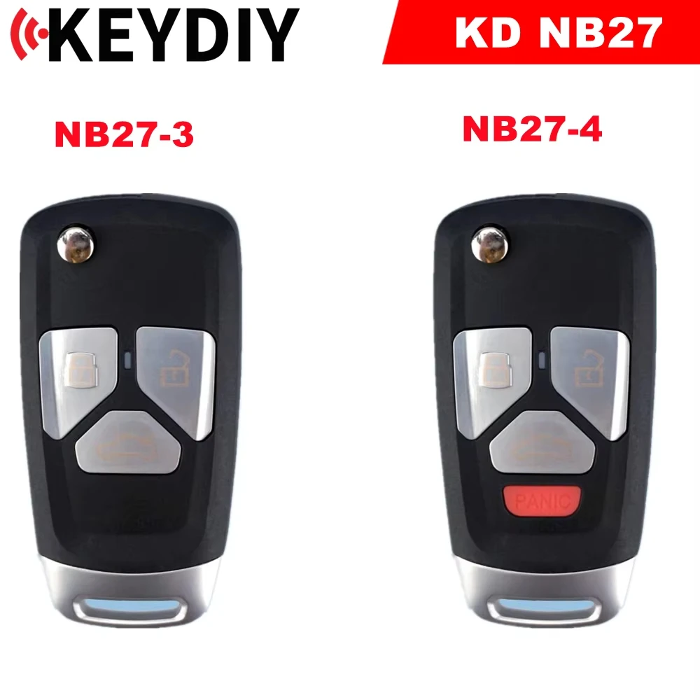 

5 шт. KEYDIY KD NB27 NB27-3 NB27-4 универсальные раскладные автомобильные ключи для типа Audi