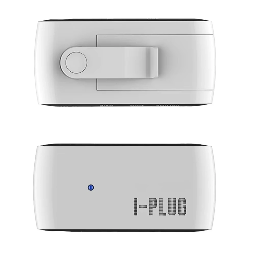 I-PLUG Headphone Amplifier 6.35mm Mono Socket Built-in Overdrive Effect Port   le Mini Guitar Amp Knob Control for