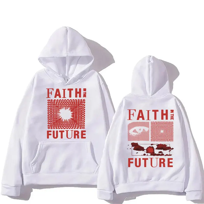 Faith in The Future Tour Concert Vintage Hoodie Men Women Fashion Hip Hop Fleece Sweatshirt Harajuku Oversized Warm Hoodies Y2K