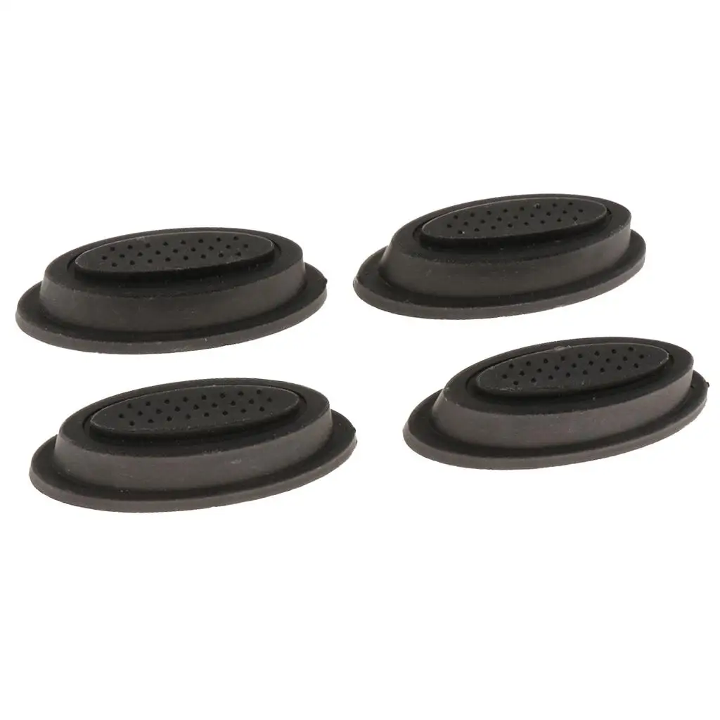 4Piece Plastic Luggage Feet Pad Stud Door Stop Spike Floor Protector(S Type)