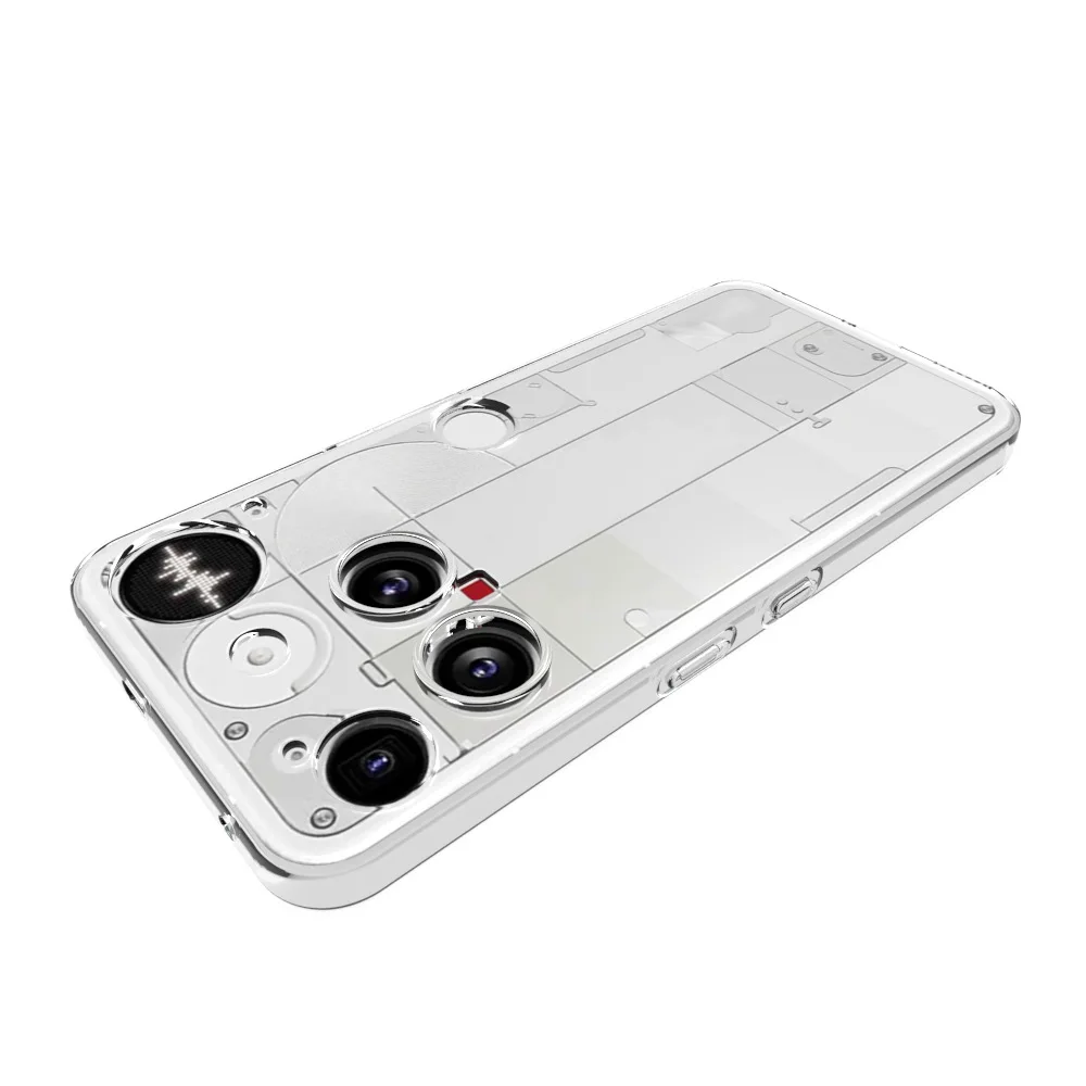 Casing Bening Lembut Tipis Anti-kuning untuk Ponsel Tidak Ada 3 5G Phone3 3A Pro Phone3a 2A Plus Cmf Phone 1 2 Penutup