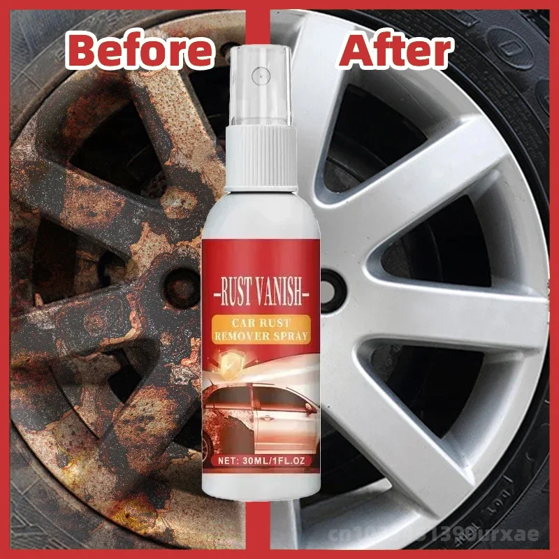 Car Rust Remover Spray Metal Surface Chrome Cleaner Car Body Paint Care Compound Automobile Wash And Maintenance Agent