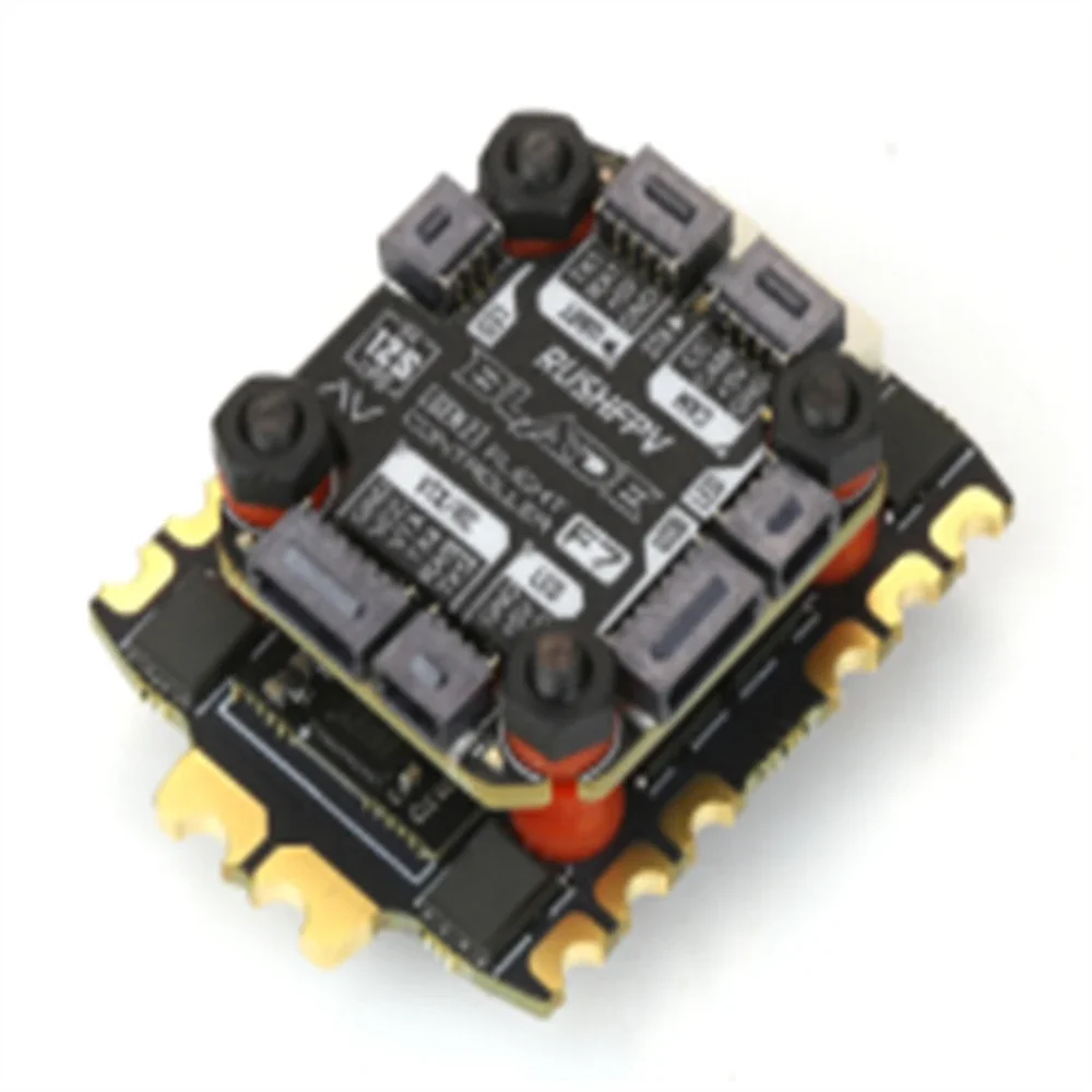Nuevo RUSHFPV RUSH BLADE F722 Mini controlador de vuelo analógico/digital con AM32 4 en 1 60A ESC Stack 20x20mm para RC Dron de carreras con visión en primera persona