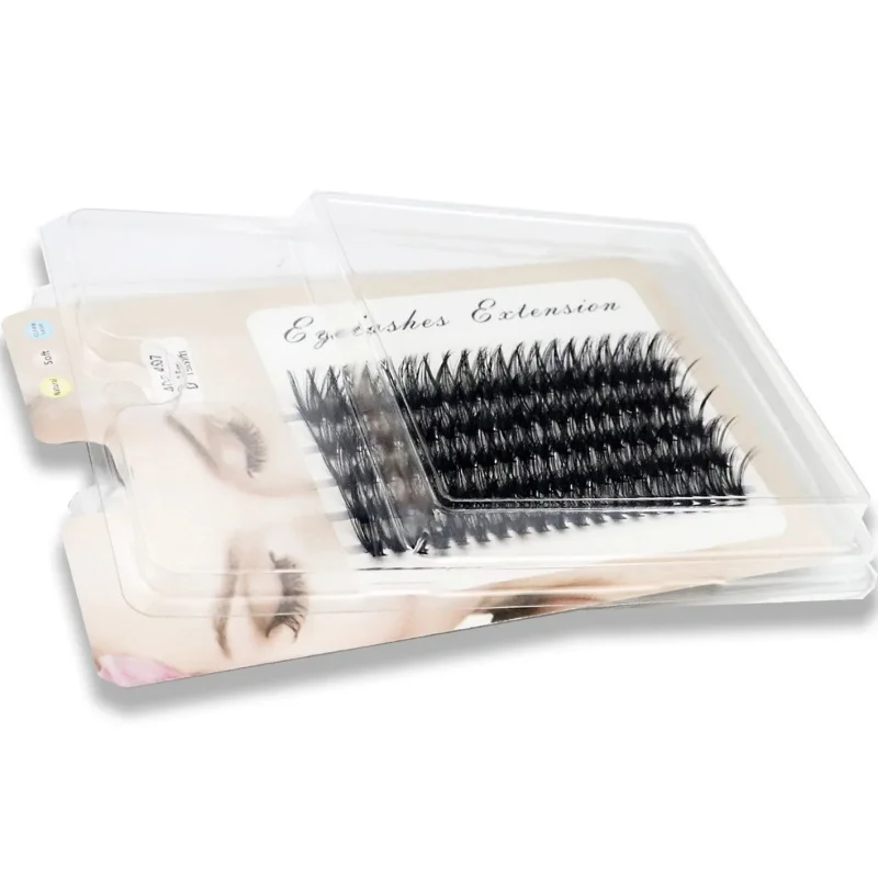 New 20/30/40D Cluster Eyelash 1 box/100 bundle 3D Natural Russian Individual Eyelashes extension Makeup Tool Lashes wholesale