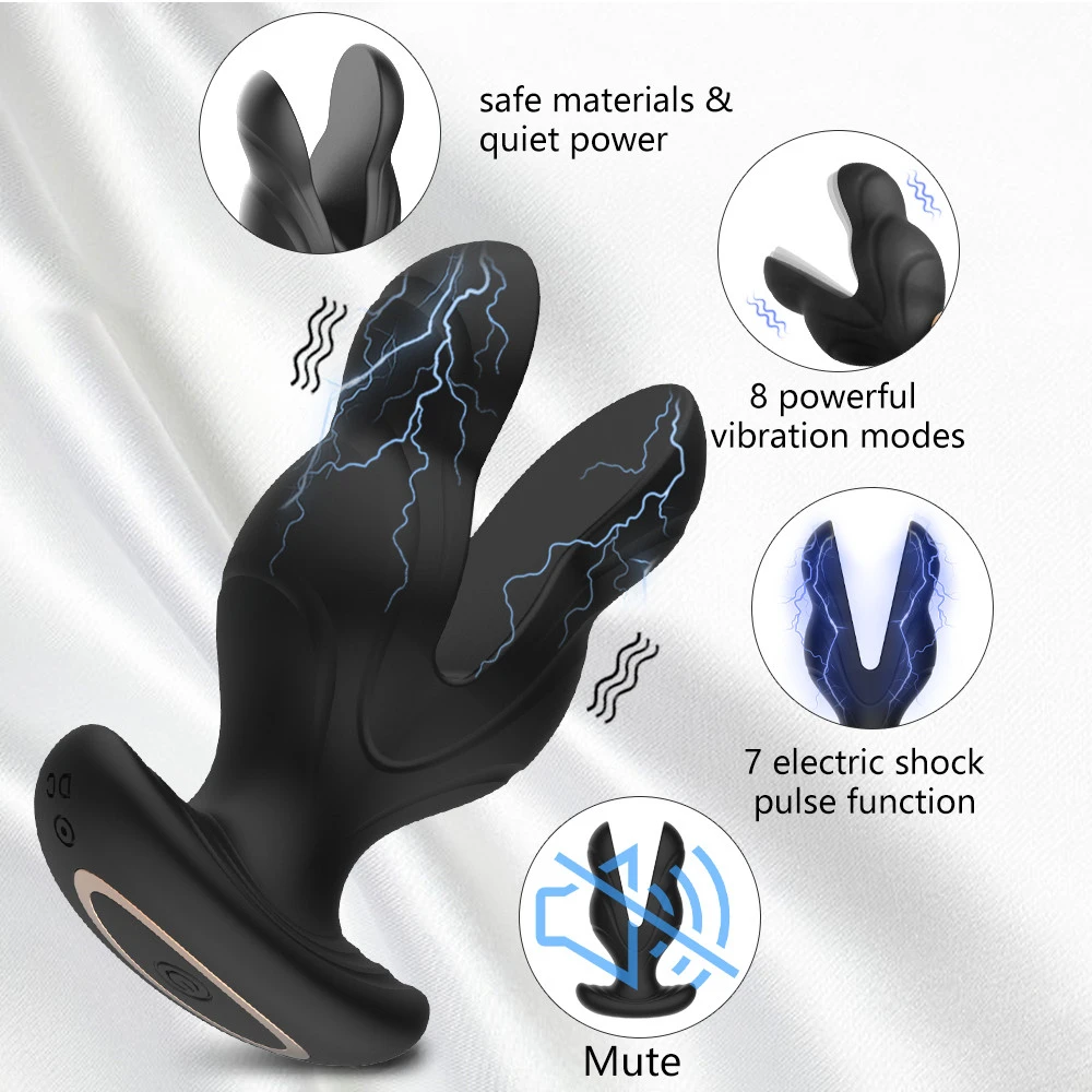 Anal Plug Vibrator Wireless Remote Control Vibrating Butt Plug Sex Toys For Men Clitoral G-Spot Prostate Massager Adult 18