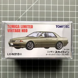 Diecast 1/64 Scale Tomytec TLV LV-N194a 213a Skyline GTR GTS25 Alloy Model Car Static Collection Display Gift Toys for Boys