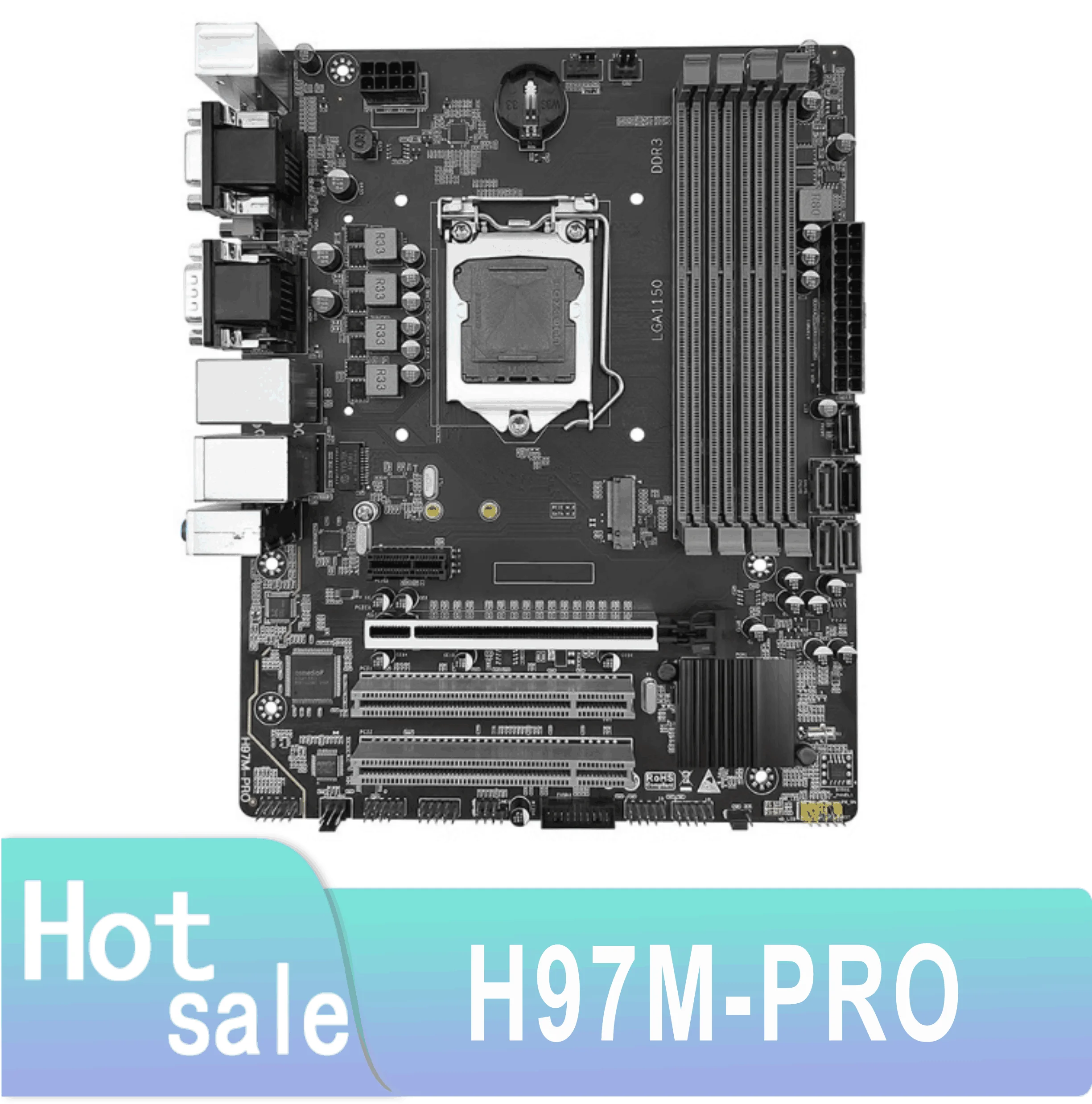 H97M-PRO motherboard DDR3 four channel desktop computer motherboard supports M.2 Gigabit network card