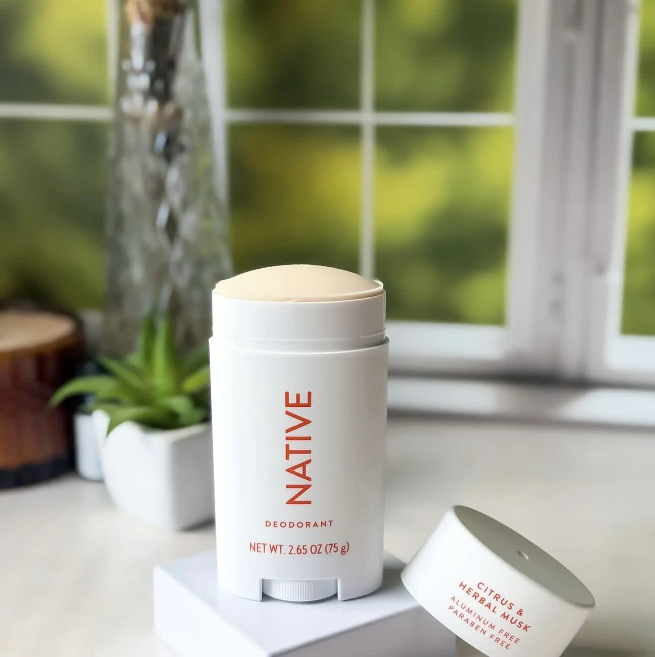 

75g NATIVE Original Deodorant Citrus Herbal Musk Aluminum-Free Paraben-Free Lasting Orange Fragrance Body Antiperspirants Stick
