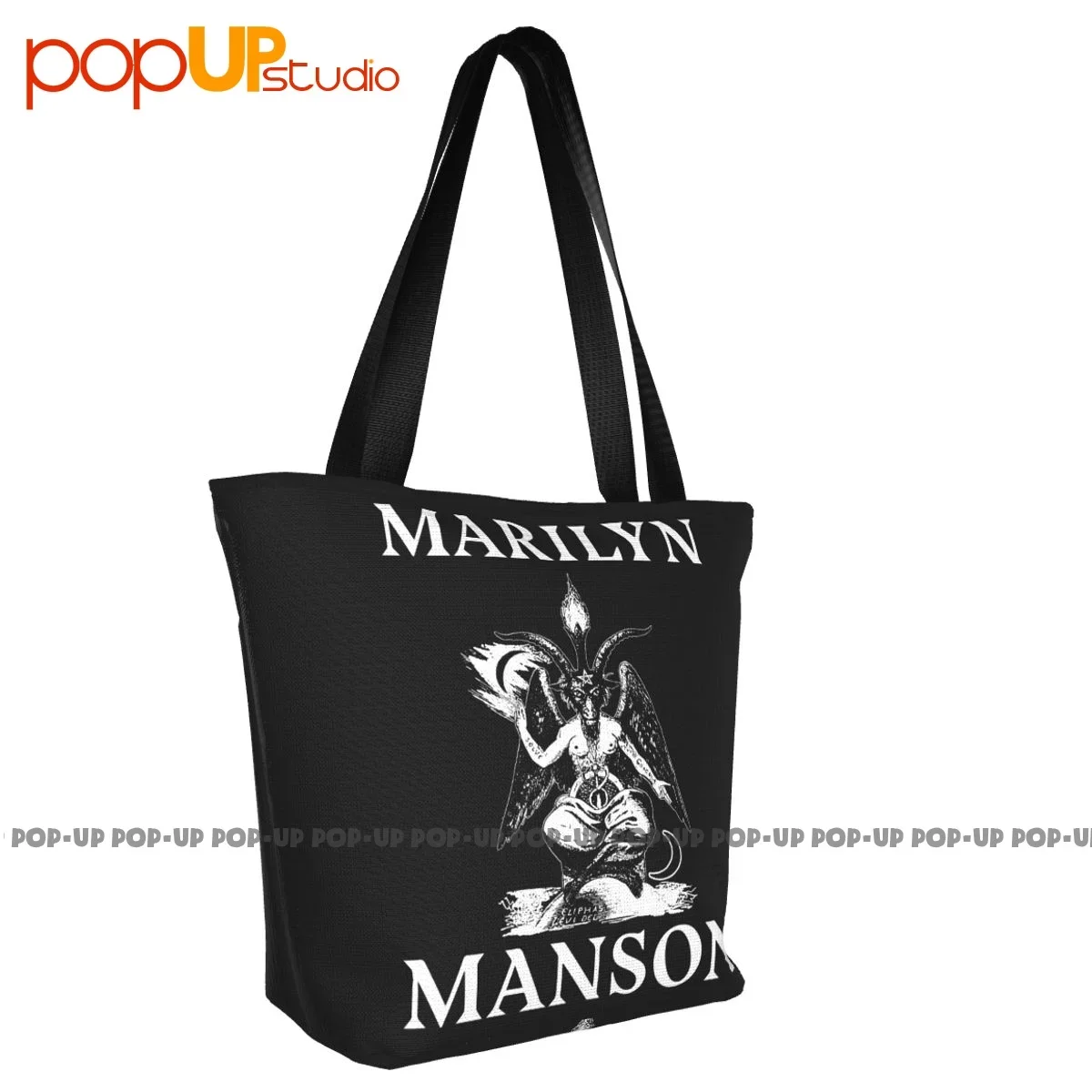 Marilyn Manson 01 tas tangan lucu tas belanja portabel tas pembawa