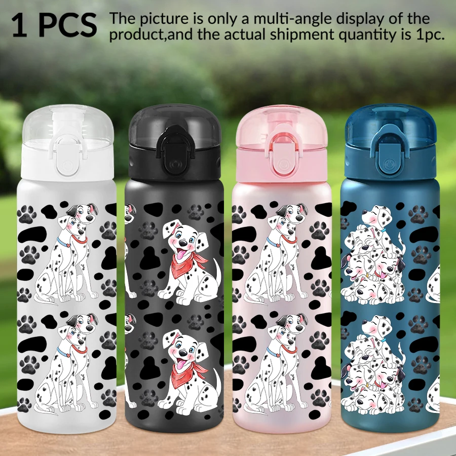 

1Pc Disney Dalmatian Paw Print Pattern 26oz Plastic Water Bottle Outdoor Sports Water Cup Birthday/back To School Gift